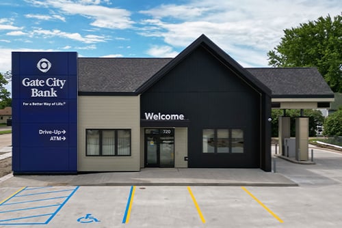 Welcome to our new Gate City Bank building, located right on Main Street in Carrington, North Dakota!