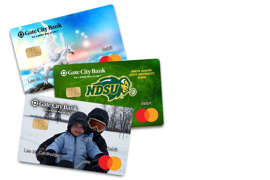 gate city bank helps create a debit card as unique as you