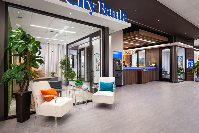 image of Gate City Bank’s Waite Park Minnesota location inside the Cash Wise Foods grocery store