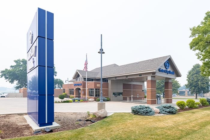 Exterior photo of the Alexandria, MN Gate City Bank branch