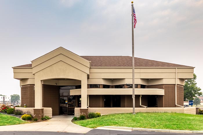 Exterior photo of the south Gate City Bank branch in Moorhead, MN