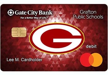 Example of Grafton Public Schools debit card
